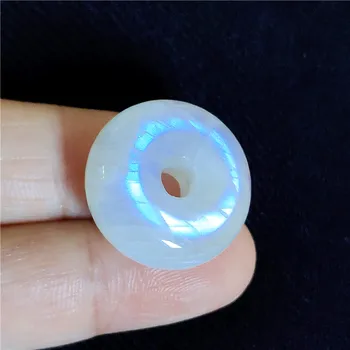 100% Natural Moonstone Blue Light Stone Gemstone Women Pendant Party Round Donut Gift Crystal 21x8mm Jewelry AAAAA 
100% Natural Moonstone Blue Light Stone Gemstone Women Pendant Party Round Donut Gift Crystal 21x8mm Jewelry AAAAA