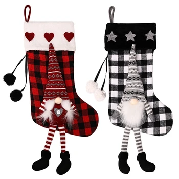 Christmas Tomte Gnomes Stockings Plaid Swedish Santa Xmas Socks Hanging Fireplace Tree Decorations Gift Candy Treat Bag
Christmas Tomte Gnomes Stockings Plaid Swedish Santa Xmas Socks Hanging Fireplace Tree Decorations Gift Candy Treat Bag