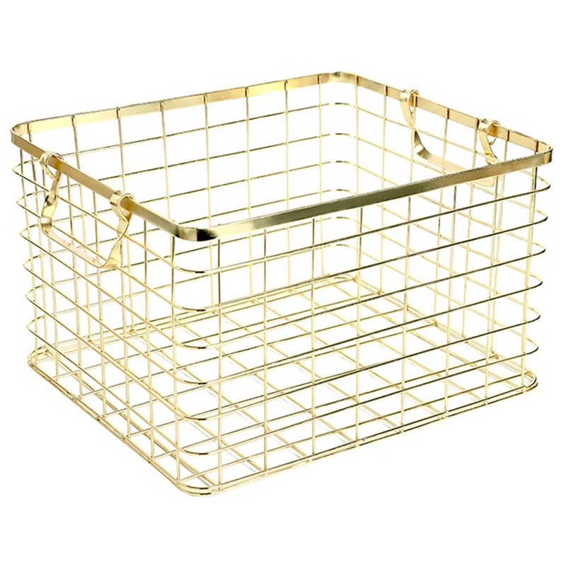 Metal Storage Basket Chic Nordic Handmade Iron Net Table Shelves Basket Bath Clothes Cosmetics Storage Basket
Metal Storage Basket Chic Nordic Handmade Iron Net Table Shelves Basket Bath Clothes Cosmetics Storage Basket