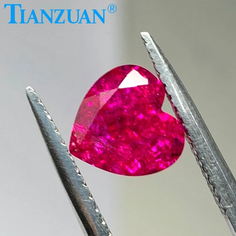 heart shape natural cut 5# red color created Artificial ruby corundum stone with cracks and inclusionsloose stone
heart shape natural cut 5# red color created Artificial ruby corundum stone with cracks and inclusionsloose stone