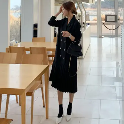 Loose And Plus-sized Suit Jacket Women's Korean-style Students Double Breasted BF Trench Coat over-the-Knee Long Chiffon Splicin
Loose And Plus-sized Suit Jacket Women's Korean-style Students Double Breasted BF Trench Coat over-the-Knee Long Chiffon Splicin