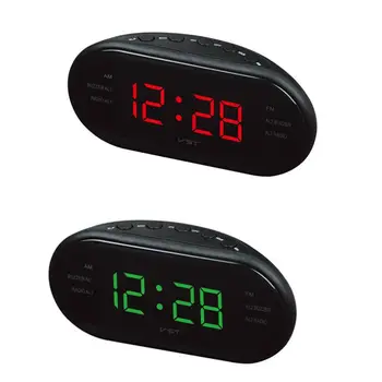 Vst-902 220V Eu Plug Am Fm Dual Frequency Radio Alarm Clock Digital Led Clock Luminous Clock Snooze Electronic Home Table Clock
Vst-902 220V Eu Plug Am Fm Dual Frequency Radio Alarm Clock Digital Led Clock Luminous Clock Snooze Electronic Home Table Clock