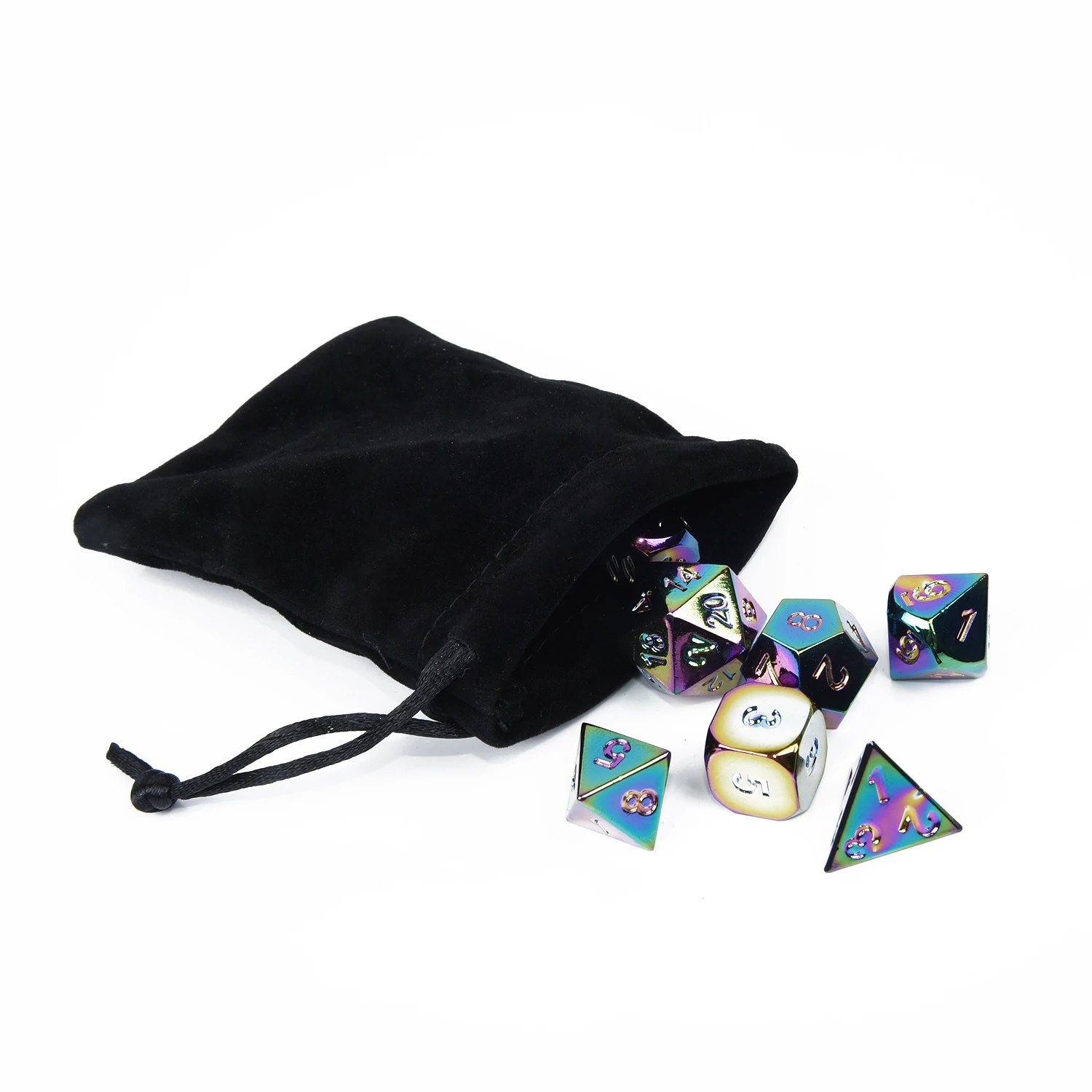 Polyhedral Dice Role Playing Game With Bag 7Pcs/set Rainbow Metal MTG Christmas Collection Light weight
Polyhedral Dice Role Playing Game With Bag 7Pcs/set Rainbow Metal MTG Christmas Collection Light weight