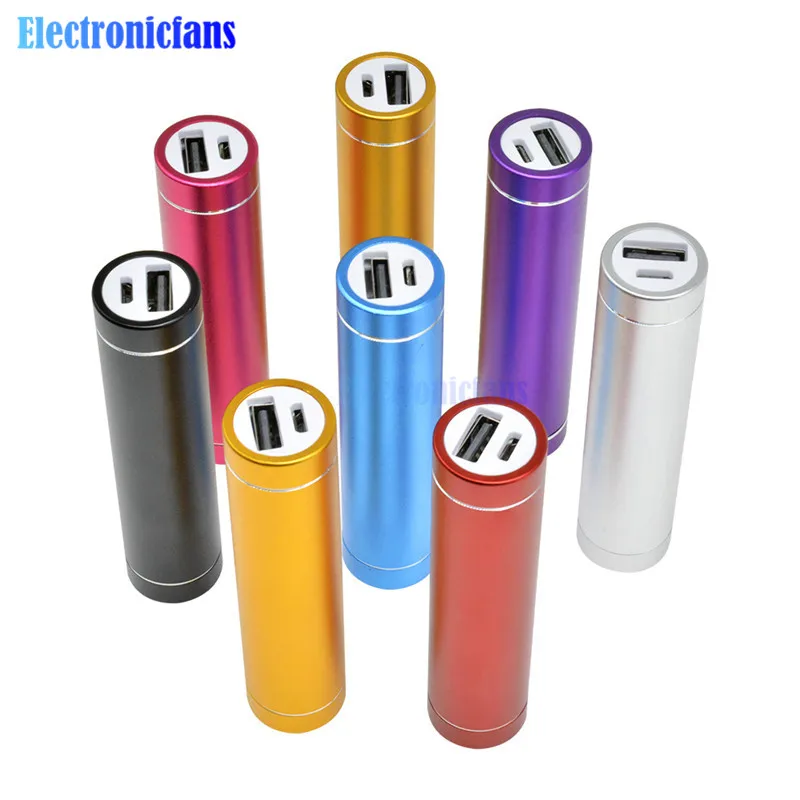 Multicolor Metal Power Bank DIY Kit Storage Case Box Free welding Suit 1X 18650 Battery 5V 1A USB External Charger smart phone
Multicolor Metal Power Bank DIY Kit Storage Case Box Free welding Suit 1X 18650 Battery 5V 1A USB External Charger smart phone