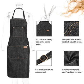 Hair Dresser Apron Styling Salon Tool Hairdressing Cape Hair Cloth Cutting Dyeing Cape for Barber Shop Black Jean
Hair Dresser Apron Styling Salon Tool Hairdressing Cape Hair Cloth Cutting Dyeing Cape for Barber Shop Black Jean