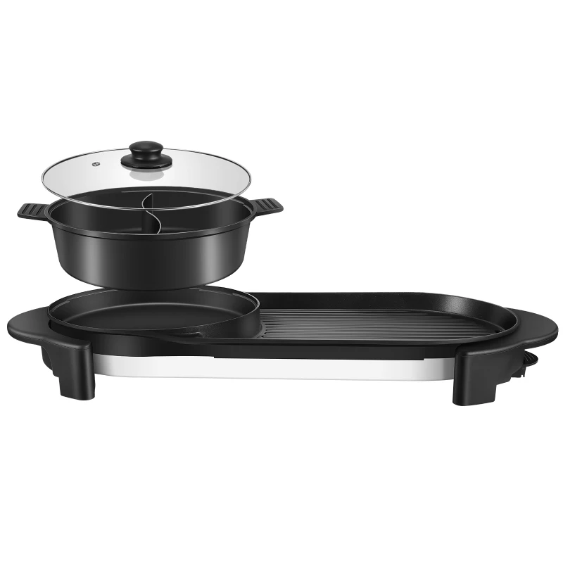 Portable Electric Grill Electric barbecue grill Indoor Hot Pot Chafing Dish Large Capacity Household Multifunctional Pan
Portable Electric Grill Electric barbecue grill Indoor Hot Pot Chafing Dish Large Capacity Household Multifunctional Pan