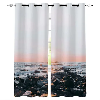Seaside Sunset Reef Oil Painting Curtains Window Living Room Curtains High Blackout Curtain Thick
Seaside Sunset Reef Oil Painting Curtains Window Living Room Curtains High Blackout Curtain Thick