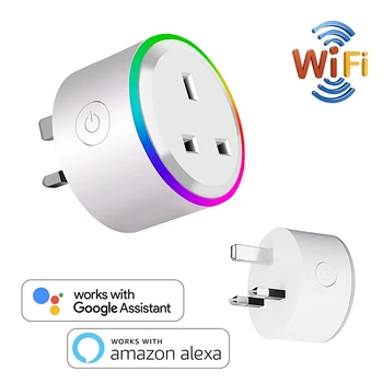 WiFi Switch Socket Plug UK Wireless Extender Remote Outlet Adaptor with LED Light Smart Home Automation Alexa Google Compatible
WiFi Switch Socket Plug UK Wireless Extender Remote Outlet Adaptor with LED Light Smart Home Automation Alexa Google Compatible