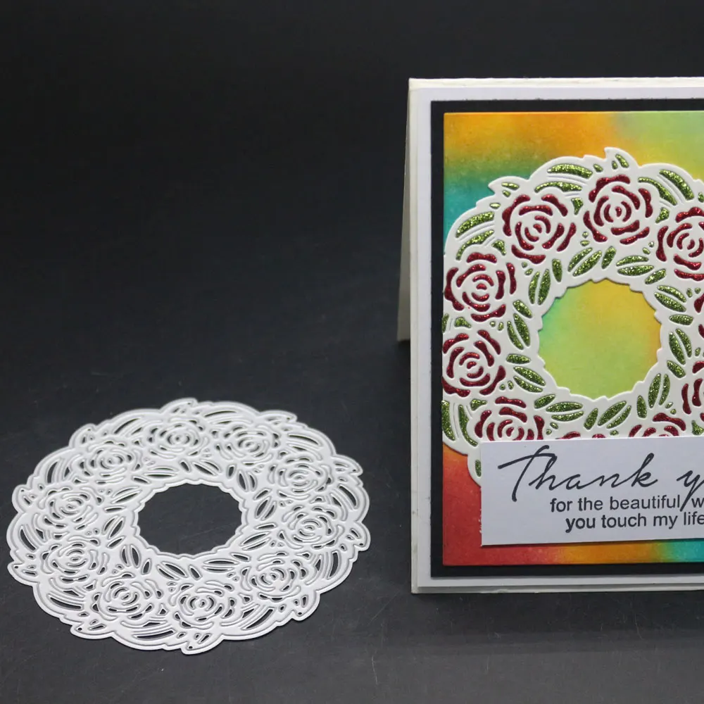 Circle Ring Frame Metal Cutting Dies Flower Leaves Decoration Cut Die Stencil Scrapbooking Embossing New Craft Stamps And Dies
Circle Ring Frame Metal Cutting Dies Flower Leaves Decoration Cut Die Stencil Scrapbooking Embossing New Craft Stamps And Dies