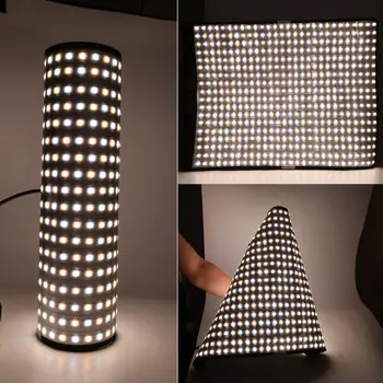 FALCON EYES RX-18TD 100W 504pcs Dual Color Temperature 3000-5600K LED Video Light Foldable Rollable Cloth Lamp Profesional Light
FALCON EYES RX-18TD 100W 504pcs Dual Color Temperature 3000-5600K LED Video Light Foldable Rollable Cloth Lamp Profesional Light