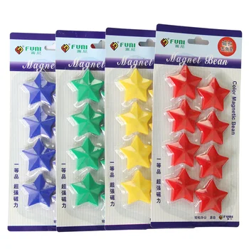 Magnetic Thumbtack Star shape 4 Colors Options Diameter 40mm White Board Magnet Ferrite Permanent Magnet 2 packs
Magnetic Thumbtack Star shape 4 Colors Options Diameter 40mm White Board Magnet Ferrite Permanent Magnet 2 packs