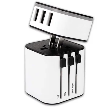 Travel Adapter Worldwide All in One International Power Adapter Universal Plug Wall Charger with 3 USB Charging Ports(White)
Travel Adapter Worldwide All in One International Power Adapter Universal Plug Wall Charger with 3 USB Charging Ports(White)