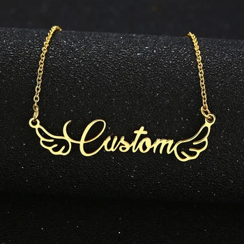ANGEL WINGS NAME NECKLACE PERSONALIZED CUSTOM NAME NECKLACES DAINTY BRIDESMAID JEWELRY NAME+FONT NUMBER
ANGEL WINGS NAME NECKLACE PERSONALIZED CUSTOM NAME NECKLACES DAINTY BRIDESMAID JEWELRY NAME+FONT NUMBER