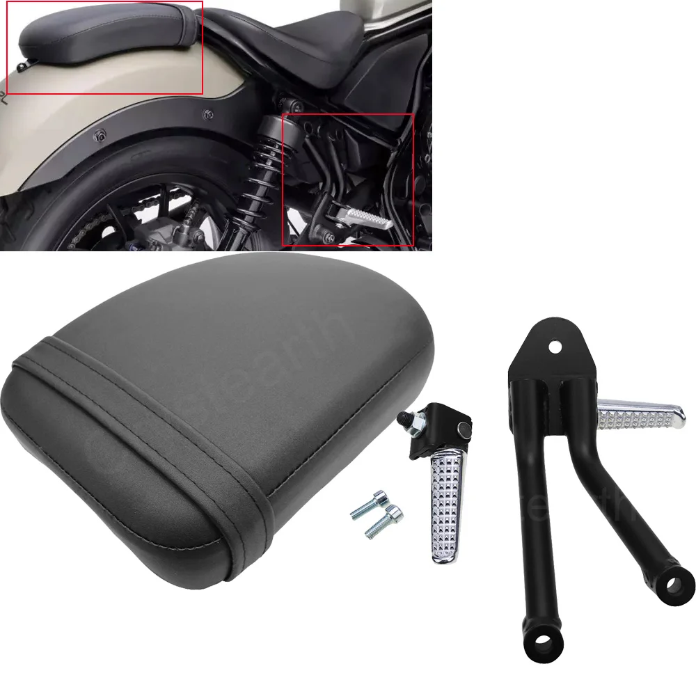 Для Honda Rebel CMX 300 500 2017 2018 2019 Подушка заднего пассажирского сиденья Обложка или подставка для ног
Для Honda Rebel CMX 300 500 2017 2018 2019 Подушка заднего пассажирского сиденья Обложка или подставка для ног