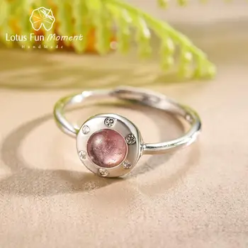 Lotus Fun Natural Tourmaline Gemstone Zircon Adjustable Simple Red Round Ring Real 925 Sterling Silver Fine Jewelry Female Rings
Lotus Fun Natural Tourmaline Gemstone Zircon Adjustable Simple Red Round Ring Real 925 Sterling Silver Fine Jewelry Female Rings