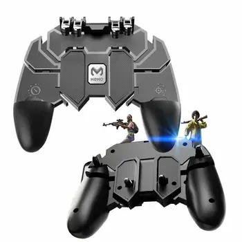 Game Pad Controller for PUBG Mobile 6 Finger Gamepad Fires Button Joystick for IOS Android Smart Cell Phone
Game Pad Controller for PUBG Mobile 6 Finger Gamepad Fires Button Joystick for IOS Android Smart Cell Phone