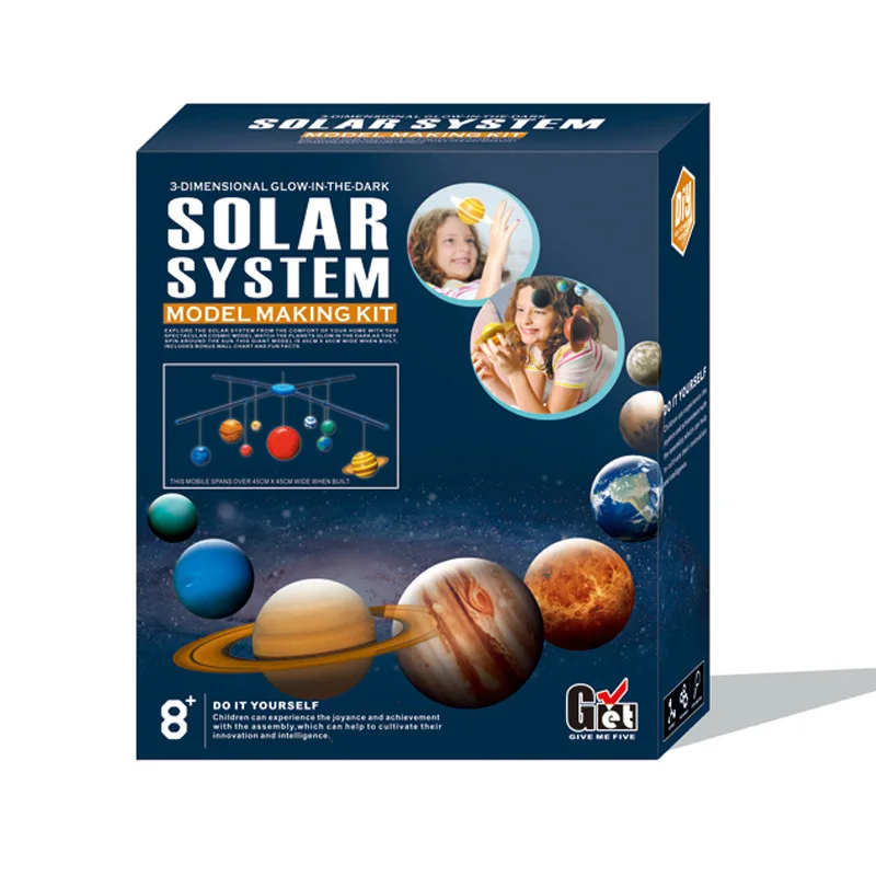 Astronomical Science Nine Planetary Model Educational Assembled Solar System Planetarium Children DIY Toy Set 
Astronomical Science Nine Planetary Model Educational Assembled Solar System Planetarium Children DIY Toy Set