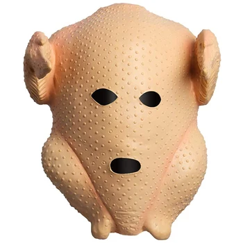 Thanksgiving Turkey Chicken Latex Full Head Mask Realistic Deluxe Head Mask for Costume Party Halloween Cosplay Masquerade
Thanksgiving Turkey Chicken Latex Full Head Mask Realistic Deluxe Head Mask for Costume Party Halloween Cosplay Masquerade