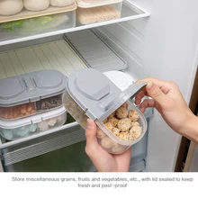 Kitchen Food Storage Containers Refrigerator Organizer Box Plastic Storage Box Space Saving Box Freezer Kitchen Food Storage Containers Refrigerator Organizer Box Plastic Storage Box Space Saving Box Freezer