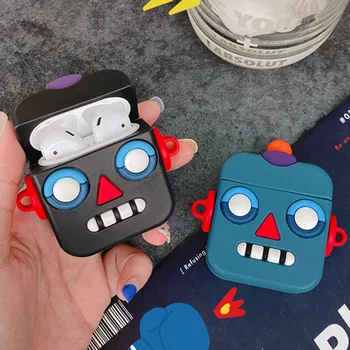3D Retro Robot Earphone Cases for AirPods 1 2 Bluetooth Headset Cover Charging Box Cute 3D Shockproof Soft Silicone Case
3D Retro Robot Earphone Cases for AirPods 1 2 Bluetooth Headset Cover Charging Box Cute 3D Shockproof Soft Silicone Case