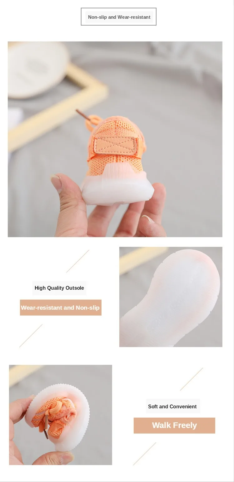 DIMI 2020 Spring/Autumn New Baby Shoes Soft Non-slip Infant First Walkers Breathable Knitting Girl Boy Toddler Shoes Kid Sneaker DIMI 2020 Spring/Autumn New Baby Shoes Soft Non-slip Infant First Walkers Breathable Knitting Girl Boy Toddler Shoes Kid Sneaker