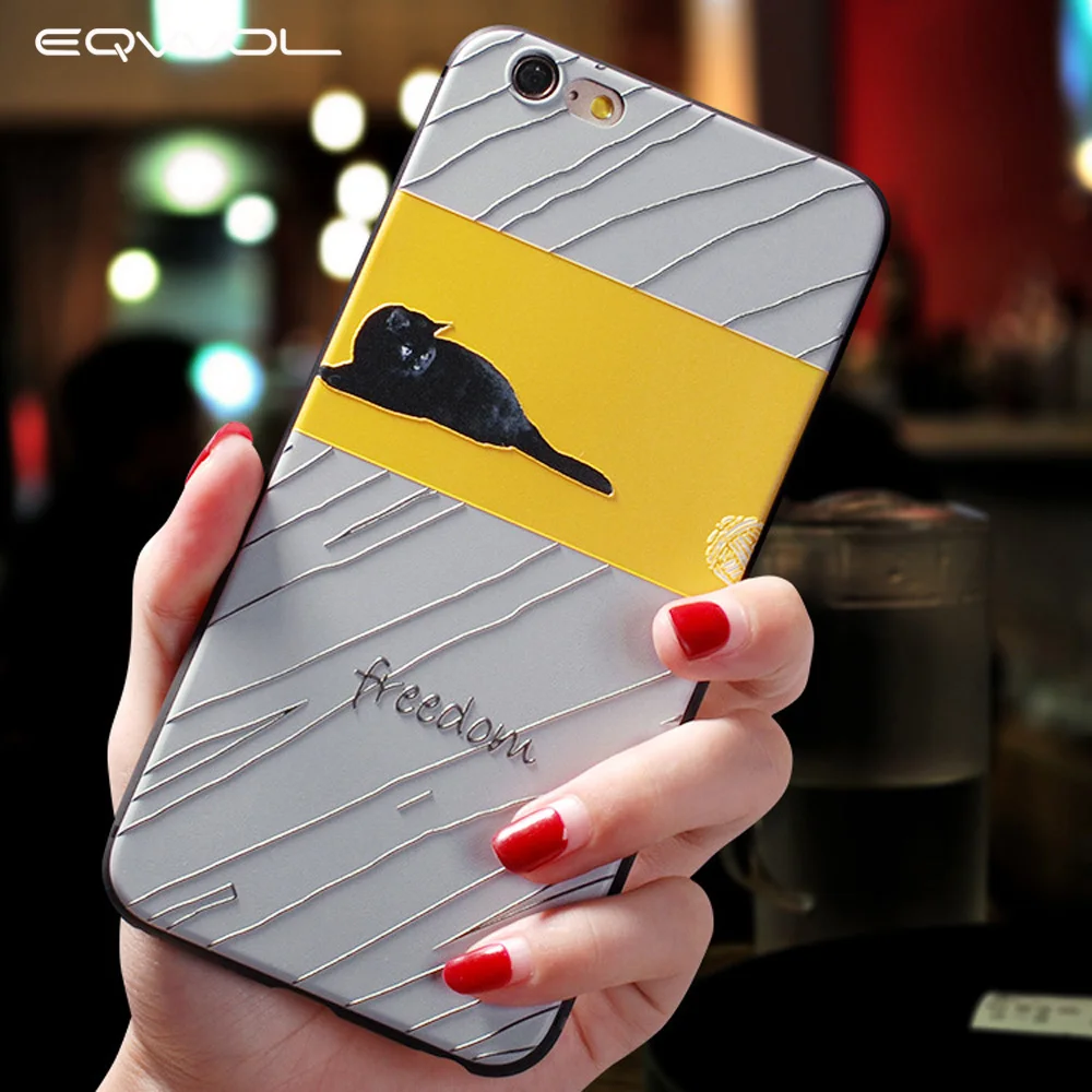 Eqvvol Emboss Pattern Case For iPhone X XS MAX XR Soft Silicone Animal Cartoon Phone Case Cover For iPhone 7 8 6 6S Plus 5 Coque
Eqvvol Emboss Pattern Case For iPhone X XS MAX XR Soft Silicone Animal Cartoon Phone Case Cover For iPhone 7 8 6 6S Plus 5 Coque