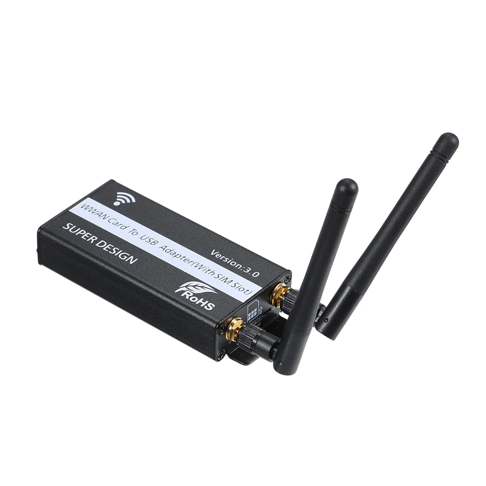 WWAN Card to USB Adapter With SIM Card Slot Designed Micro USB Female + Micro USB Female to USB 2.0 Male Cable + Box
WWAN Card to USB Adapter With SIM Card Slot Designed Micro USB Female + Micro USB Female to USB 2.0 Male Cable + Box