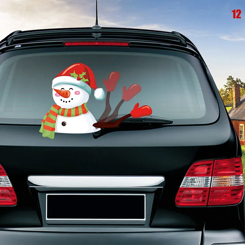 Car Rear Wiper Decal Sticker Windshield Christmas Santa Claus Waving Decor Ornament LB88
Car Rear Wiper Decal Sticker Windshield Christmas Santa Claus Waving Decor Ornament LB88