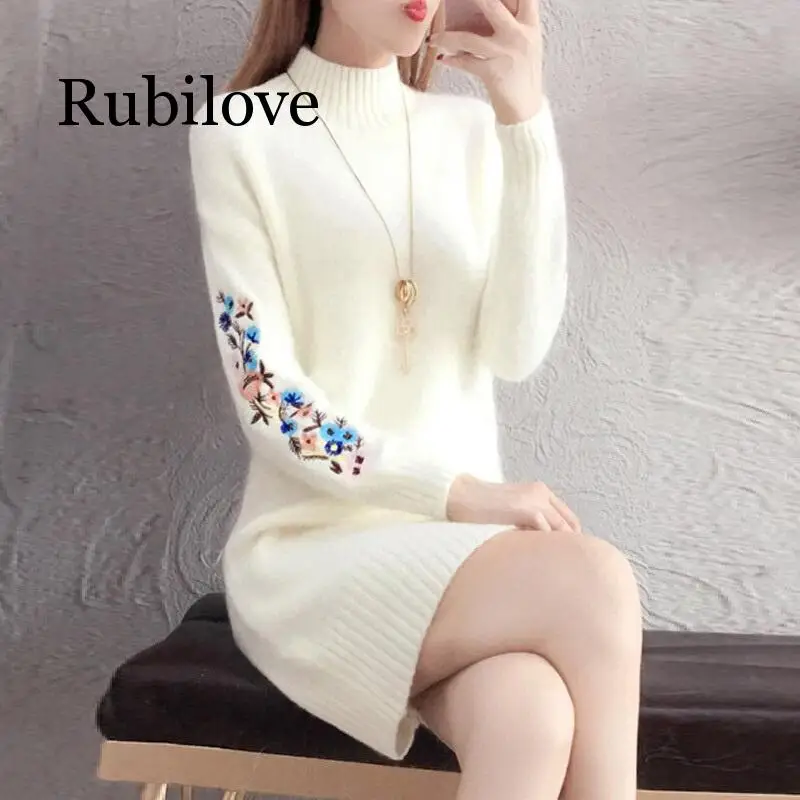 Rubilove 2019 autumn and winter fashion dresses dress imitation sweater dress long sleeve warm dress
Rubilove 2019 autumn and winter fashion dresses dress imitation sweater dress long sleeve warm dress