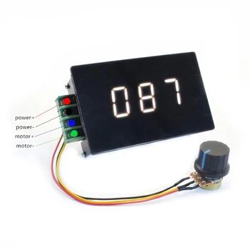 DC6-60V 30A PWM Controller Speed Percentage Indicator Digital LED RPM Meter for DC Motor RPM Digital Tachometer Display
DC6-60V 30A PWM Controller Speed Percentage Indicator Digital LED RPM Meter for DC Motor RPM Digital Tachometer Display