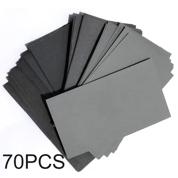 70pcs Sandpaper Wet Dry 600-2500 Grit Assortment Abrasive Paper Sheets Sanding Wood Furniture Finishing RV Parts Accessories
70pcs Sandpaper Wet Dry 600-2500 Grit Assortment Abrasive Paper Sheets Sanding Wood Furniture Finishing RV Parts Accessories