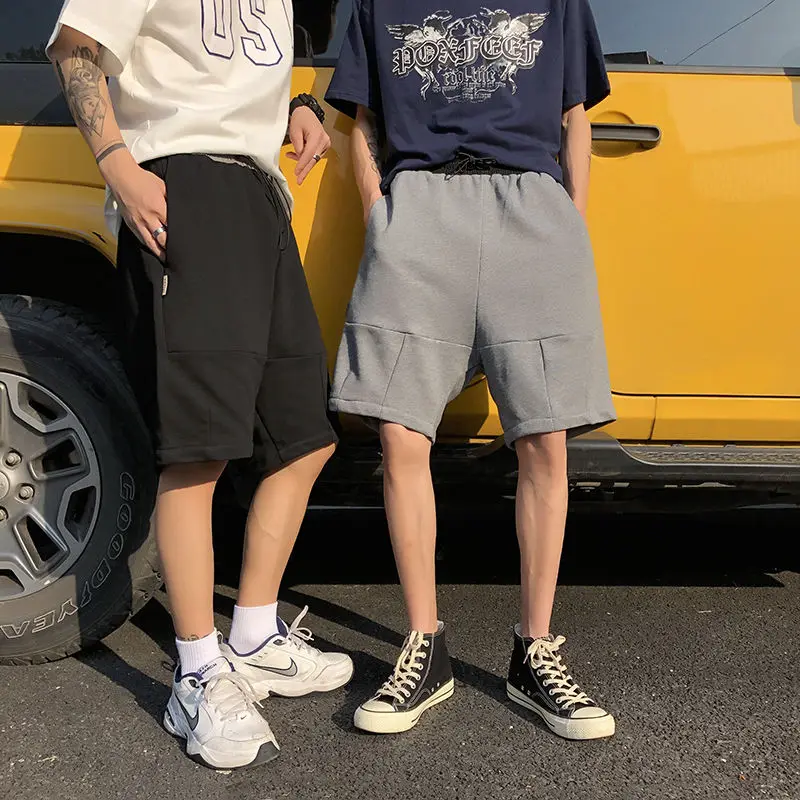 Men's Shorts 2020 Spring and Summer New Handsome Loose Knit Five-point Sports Solid Color Shorts Young Fashion Trend Men's Wear
Men's Shorts 2020 Spring and Summer New Handsome Loose Knit Five-point Sports Solid Color Shorts Young Fashion Trend Men's Wear