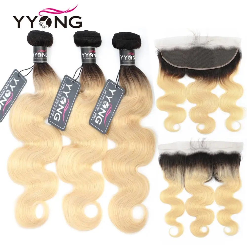 Yyong Brazilian Body Wave 1b/613 Bundles With Frontal 100 Human Hair Blonde Bundles With Closure Remy Lace Frontal With Bundles
Yyong Brazilian Body Wave 1b/613 Bundles With Frontal 100 Human Hair Blonde Bundles With Closure Remy Lace Frontal With Bundles
