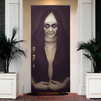 Halloween Death Gate Wooden Door Sticker PVC Self Adhesive Wallpaper Waterproof Horror Scary Party Mural Decal 
Halloween Death Gate Wooden Door Sticker PVC Self Adhesive Wallpaper Waterproof Horror Scary Party Mural Decal