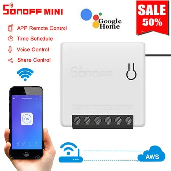 Itead Sonoff MINI DIY Smart Switch Small Body Remote Control Wifi Switch Support An External Switch Work With Alexa Google Home
Itead Sonoff MINI DIY Smart Switch Small Body Remote Control Wifi Switch Support An External Switch Work With Alexa Google Home