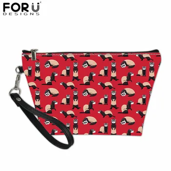 FORUDESIGNS Travel Cosmetic Bag for Women Toiletries Organizer Animal Ferrets Printed Makeup Bags Female Storage Make Up Case
FORUDESIGNS Travel Cosmetic Bag for Women Toiletries Organizer Animal Ferrets Printed Makeup Bags Female Storage Make Up Case