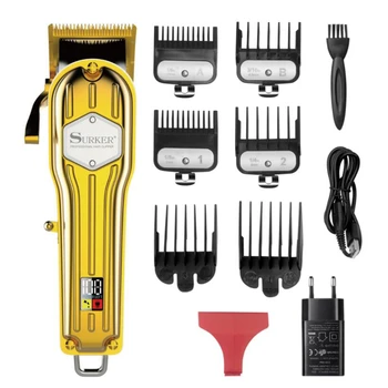 Barber Shop Rechargeable Hair Clipper Metal Electric Hair Trimmer Men Professional Beard Trimmer Haircut Machine 
Barber Shop Rechargeable Hair Clipper Metal Electric Hair Trimmer Men Professional Beard Trimmer Haircut Machine
