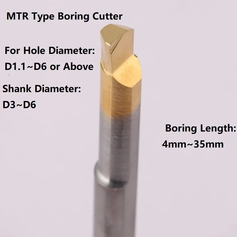 MTR All Size Internal Hole Making Solid Carbide CNC Boring Tool High Rigidity Boring bar and Precision Micro Boring Head
MTR All Size Internal Hole Making Solid Carbide CNC Boring Tool High Rigidity Boring bar and Precision Micro Boring Head