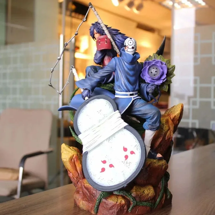 Naruto Uchiha Madara Obito Statue Action Figure 380mm Naruto Anime Figure Madara Obito PVC Model Toys Diorama Christmas gift
Naruto Uchiha Madara Obito Statue Action Figure 380mm Naruto Anime Figure Madara Obito PVC Model Toys Diorama Christmas gift