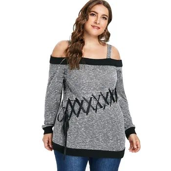 Women Plus Size Tunic Shirt Autumn Long Sleeve Solid Color Off Shoulder Tshirt And Tops Big Size Women Clothing
Women Plus Size Tunic Shirt Autumn Long Sleeve Solid Color Off Shoulder Tshirt And Tops Big Size Women Clothing