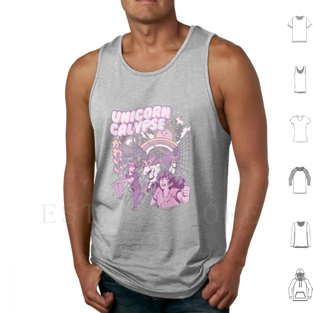 Unicorn Calypse Tank Tops Vest Sleeveless Unicorn Apocalypse Retro Japanese Cute Kawaii Funny Uunicorns
Unicorn Calypse Tank Tops Vest Sleeveless Unicorn Apocalypse Retro Japanese Cute Kawaii Funny Uunicorns