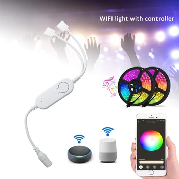 WiFi Smart RGB Light Strip Controller Music Rhythm Function APP Remote Control Voice Control Work With Alexa furiture christmas
WiFi Smart RGB Light Strip Controller Music Rhythm Function APP Remote Control Voice Control Work With Alexa furiture christmas