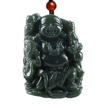 Koraba Fine Jewelry Clin-kk Natural Green Jade Taoist Master Zhong Kui Buddha Evil Necklace Pendant Amulet Free Shipping
Koraba Fine Jewelry Clin-kk Natural Green Jade Taoist Master Zhong Kui Buddha Evil Necklace Pendant Amulet Free Shipping
