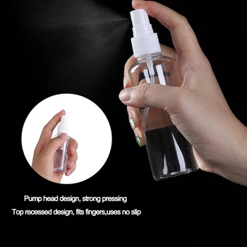 50/100 ml Empty Spray Bottles Transparent Refillable Cosmetic Containers Portable Travel Perfume Atomizer Makeup Tools
50/100 ml Empty Spray Bottles Transparent Refillable Cosmetic Containers Portable Travel Perfume Atomizer Makeup Tools