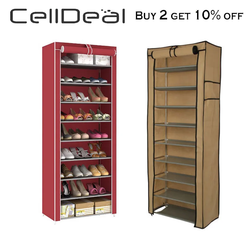 Multi Tiers Dust Proof Portable Steel Stackable Storage Shoe Rack Non-woven Fabrics Cabinet Organizer Shoes Rack Shoe Storage
Multi Tiers Dust Proof Portable Steel Stackable Storage Shoe Rack Non-woven Fabrics Cabinet Organizer Shoes Rack Shoe Storage