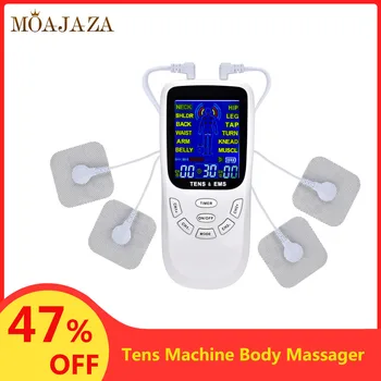 12 Modes Tens Machine Electrode Pads Body Massager EMS Therapy Pulse Muscle Stimulator Stress Pain Relief Massage Tools
12 Modes Tens Machine Electrode Pads Body Massager EMS Therapy Pulse Muscle Stimulator Stress Pain Relief Massage Tools