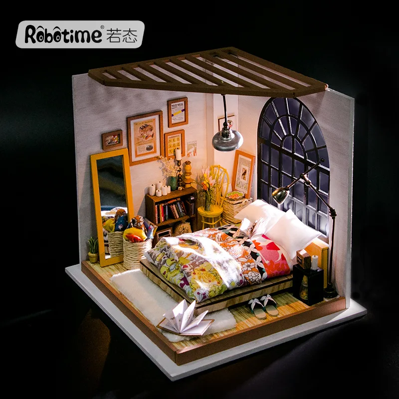 Robotime DIY Art Cabin Stereo DIY Assembled Model Alice Sweet Bedroom Creative Gift
Robotime DIY Art Cabin Stereo DIY Assembled Model Alice Sweet Bedroom Creative Gift
