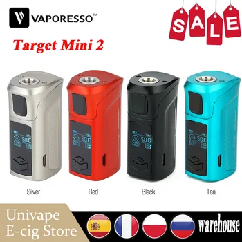 

Original 50W Vaporesso Target Mini 2 Box MOD with 2000mAh Built In Battery Electronic Cigarette vape Mod vs Gen S /DRAG X /Aegis