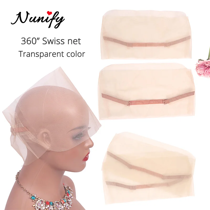 

4X4 5X5 13X4 360 Swiss Lace Net Hair Wigs Base Net 5Pcs/Lot Hd Lace Closure Nets Transparent Ventilating Hairnet For Making Wigs