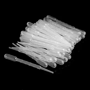 50Pcs Laboratory Transparent Tools Pipettes Plastic Disposable Pipette Dropper Makeup Tools 
50Pcs Laboratory Transparent Tools Pipettes Plastic Disposable Pipette Dropper Makeup Tools